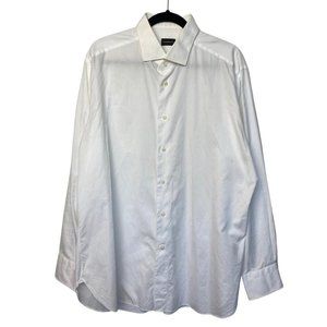 Ermenegildo Zegna White Dress Shirt Size XXL